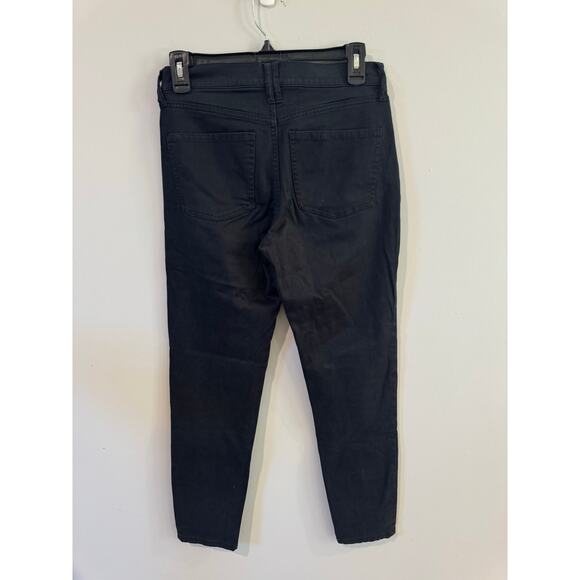 Express Women’s Black Skinny Jeans Size 2R – Mid-Rise Stretch Denim Classic Fit - Picture 2 of 4